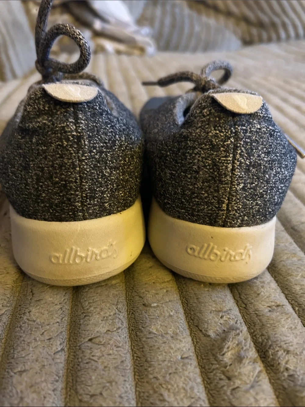 Allbirds Women's Grey Running Shoes Trainers Size 7 Charcoal Good Condition